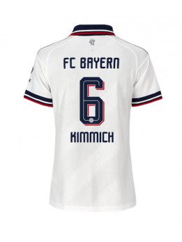 Ženski Nogometna dresi replika Bayern Munich Joshua Kimmich #6 Gostujoči 2026-27 Kratek rokav Ženski Nogometna dresi replika Bayern Munich Joshua Kimmich #6 Gostujoči 2026-27 Kratek rokav